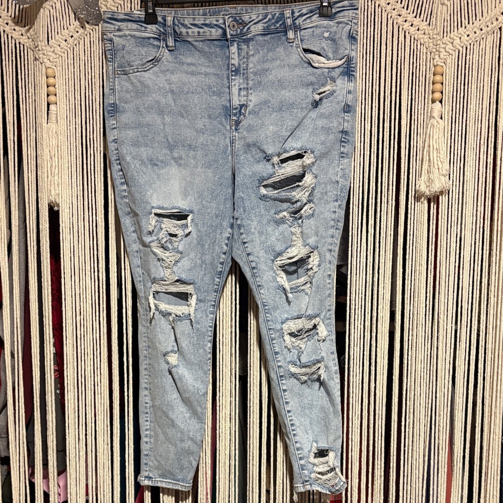 American Eagle Next Level Stretch Super High-Rise Jegging 20 SHORT